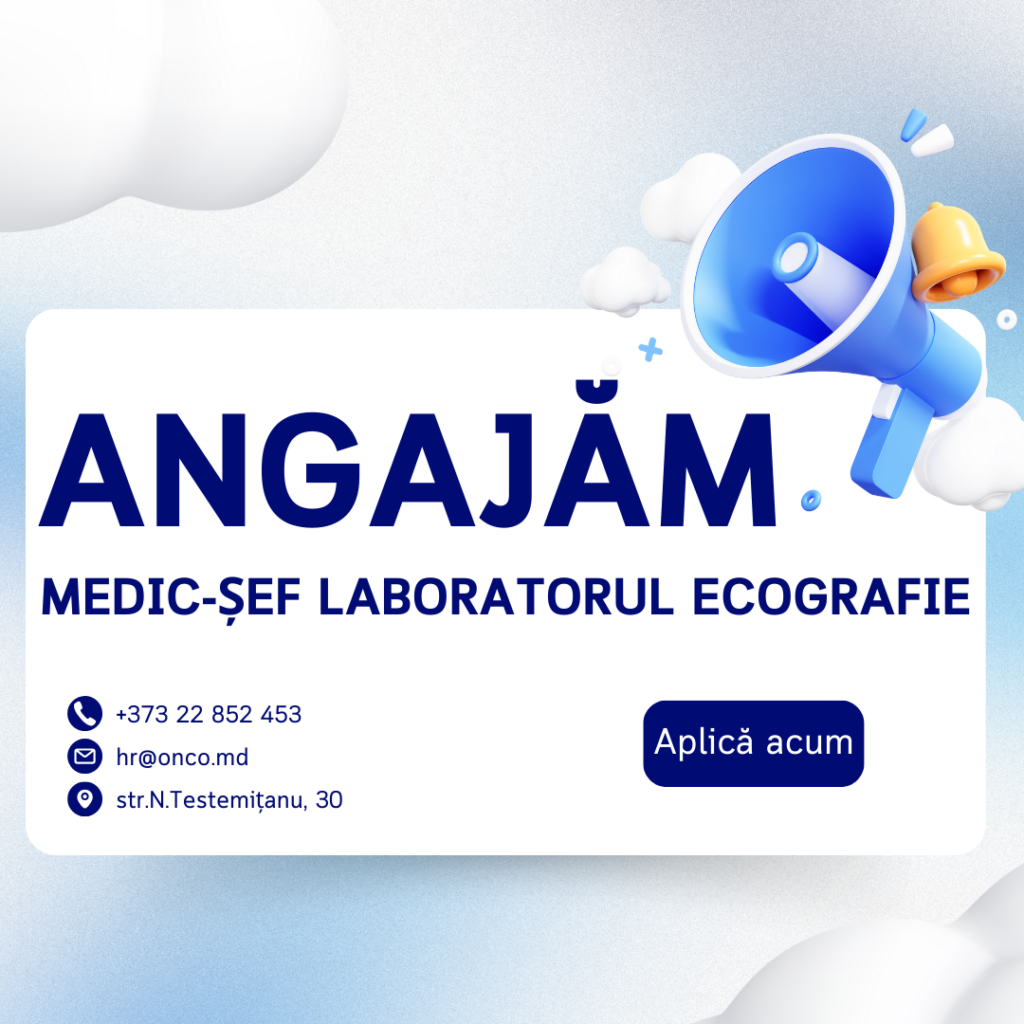 Anunț de angajare pentru Medic-șef Laboratorul Ecografic