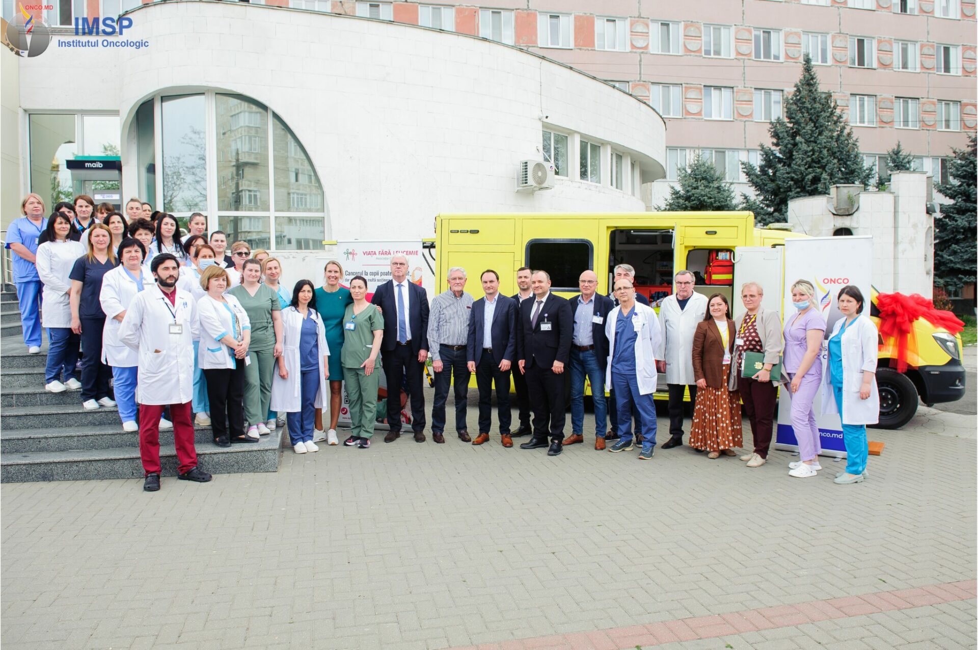 Ambulanță modernă pentru copiii bolnavi de cancer din Republica Moldova
