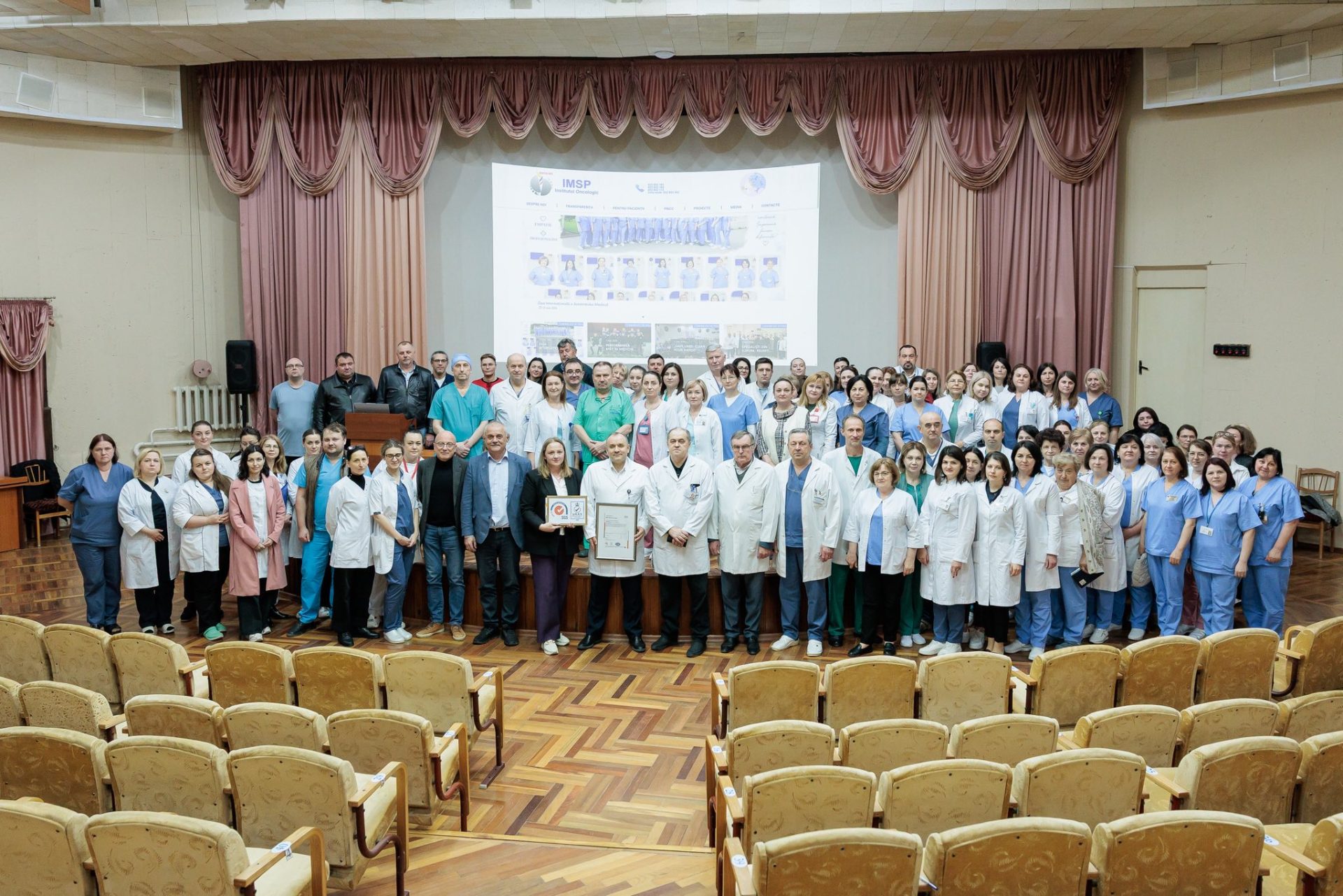 Institutul Oncologic a obținut certificarea internațională ISO 9001:2015