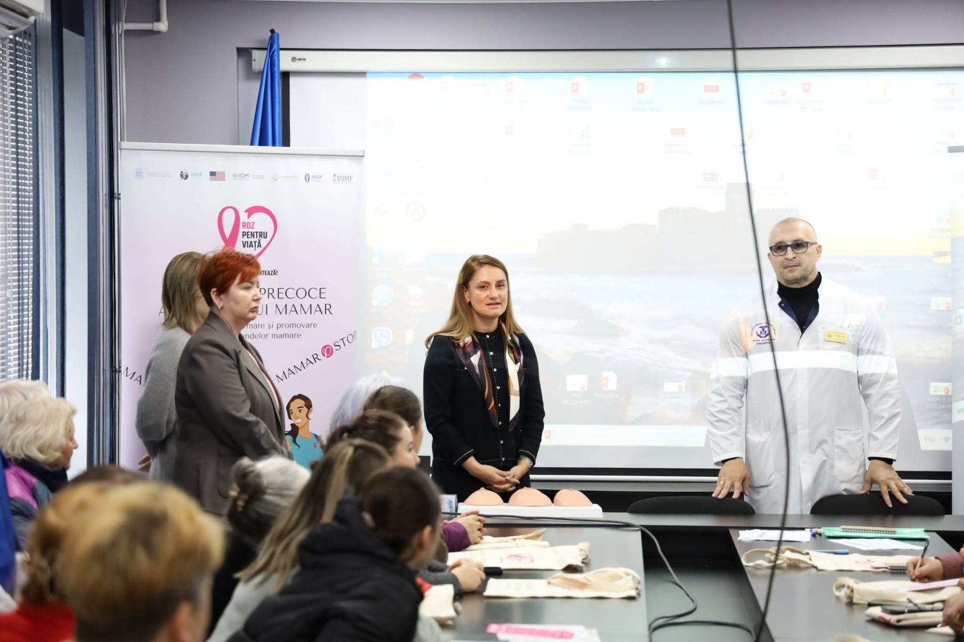 Octombrie Roz la Ungheni: depistarea precoce a cancerului mamar salvează vieți
